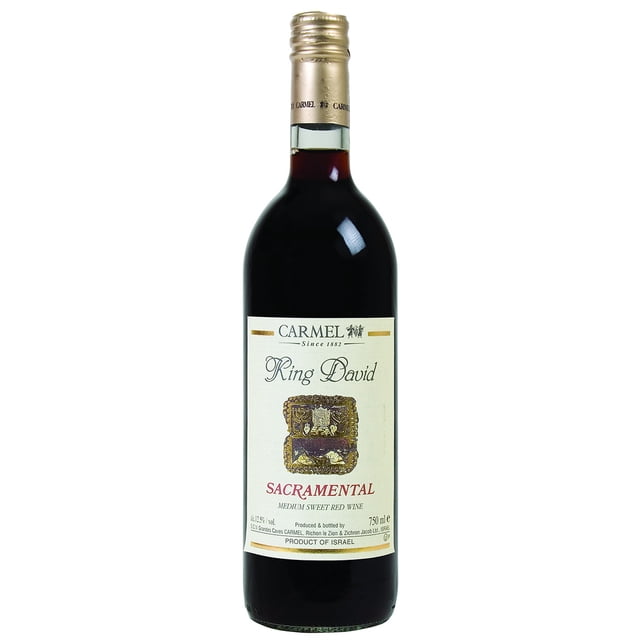 Vino Kosher Carmel King David Sacramental Israel 750 ml King David King David Carmel King David Sacramental