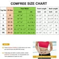thumbnail image 2 of COMFREE Neoprene Long Torso Sauna Waist Trainer Corset Sweat Trimmer Belt for Women Compression Workout Fitness, 2 of 5