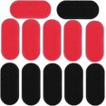 thumbnail image 1 of 12 Pieces Hair Gripper Hair Holders Hair Fringe Stickers-Magic Hair Fixed Clip Hairpin Hair Styling Accessories (Black, Red), 1 of 5