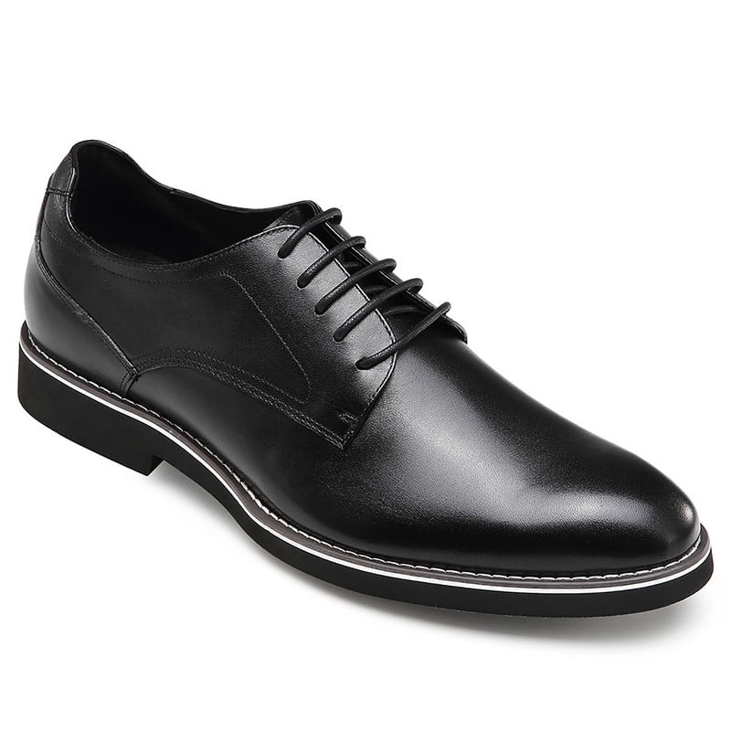 US7.5 CMR Elevator Shoes Men Black Dress Shoes Height Increase 9cm/3.54inch CMR CHAMARIPA Elevator Shoes For Men - Height Increasing  main image 2