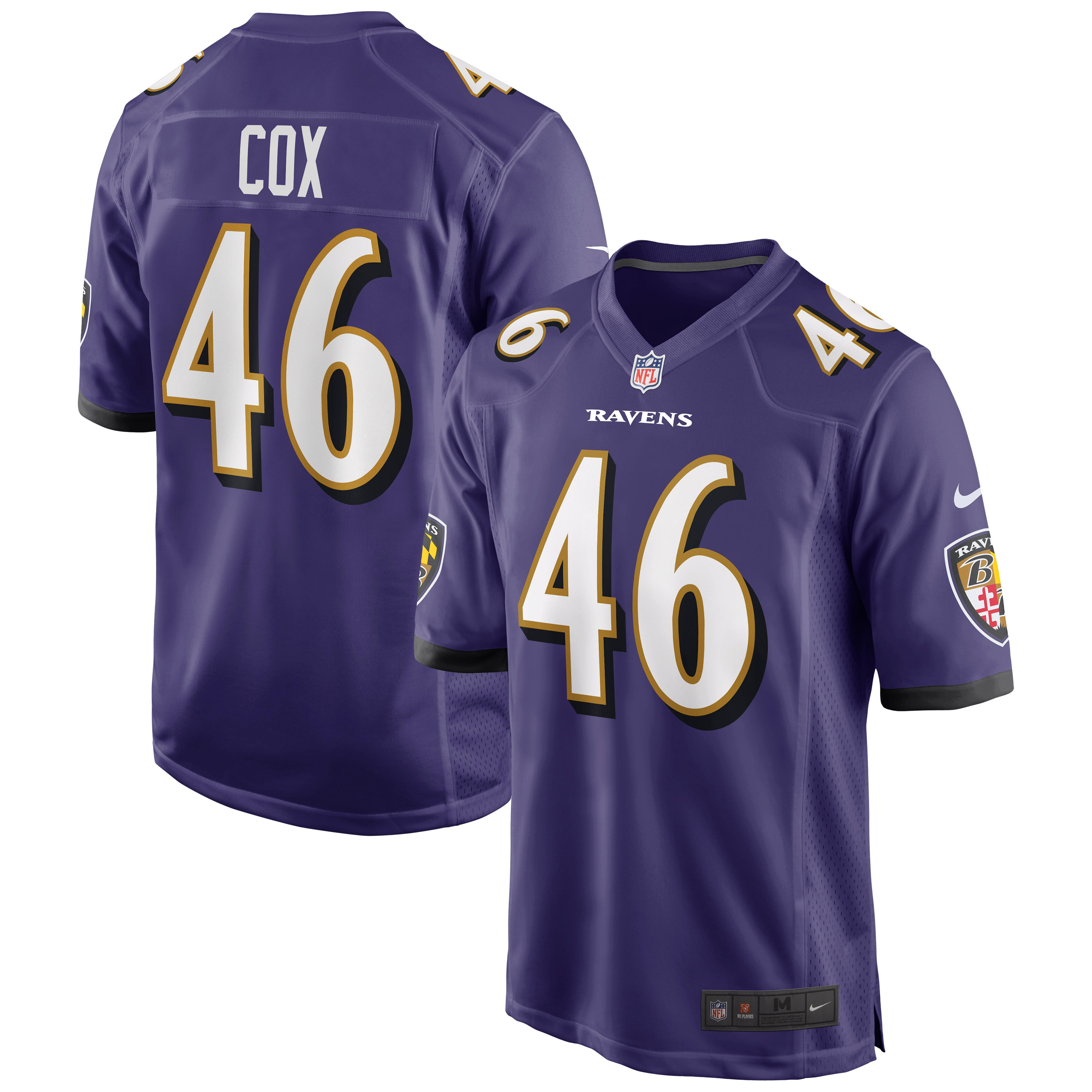 Morgan Cox Baltimore Ravens Nike Game Jersey - Purple - Walmart.com