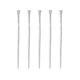 thumbnail image 1 of Iron Flat Head Pins Cadmium Free & Lead Free Silver 35x0.75~0.8mm 20 Gauge about 5400pcs/1000g Head: 2mm, 1 of 6