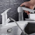thumbnail image 5 of Extendible Pull Out Kitchen Sink Mixer Water Tap Single Lever with Hand Shower 360° Swivel Dish Rinser Brass Faucet with Sprayer Swivel Spout, 5 of 7