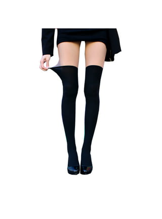 Mock over the Knee Ribbed Tights