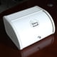 thumbnail image 1 of Panera de acero inoxidable con tapa enrollable - Rosa/Blanco/Negro, 1 of 8