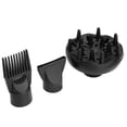 thumbnail image 1 of HLONK Spptty Dryer Nozzle Dryer Diffuser Set Hair Dryer Diffuser Nozzle Set Plastic Hair Dryer Attachment Dryer Nozzle Comb 3Pcs/Set, 1 of 8