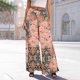 thumbnail image 1 of WILLBEST Pantalones Casuales elegantes para Mujer, Holgados, de Pierna Recta y Cintura Elástica, para Uso Diario En Primavera y Verano. Extra Grande, 1 of 5