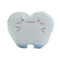 thumbnail image 1 of huanledash Tooth Plush Pillow Various Cute Expression Plushie Soft Back Cushion Ornament PP Cotton Cartoon Tooth Decay Doll Kids Stuffed Pillow Birthday Gifts, 1 of 8