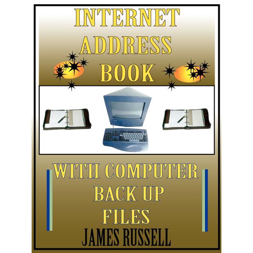 Address Book with Computer Back Up Files Professional