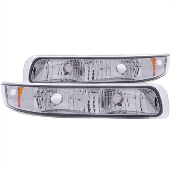 511064 Parking Signal Lights, Chrome Euro Amber