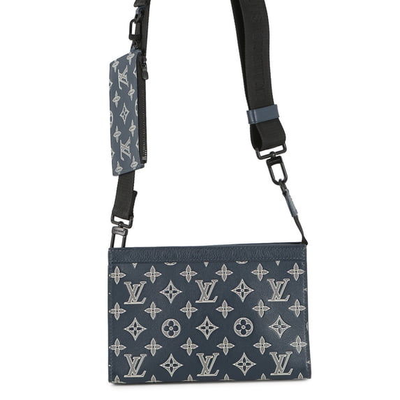 Pre-Owned Louis Vuitton Monogram Shadow Gaston Wearable Wallet Shoulder Bag M83384... (Good)