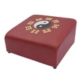 thumbnail image 2 of Cojín de meditación tipo puf tatami antideslizante, elegante cojín de suelo de madera de cuero sintético, asiento de meditación para adultos, sala de Estilo B, 2 of 8