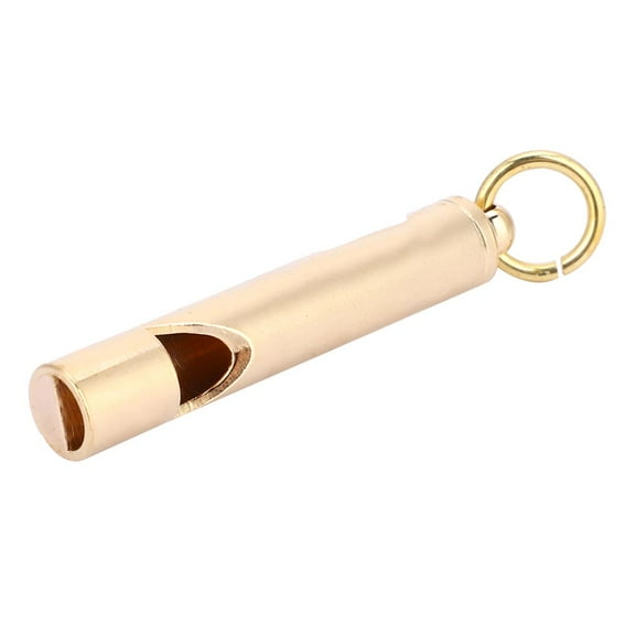 Higoodz Outdoor Survival Tool Vintage Brass Whistle Copper EDC Tool Key Pendant, brass whistle, Whistle Copper