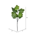 thumbnail image 2 of Vickerman 26" Artificial Green Fig Leaf Spray. Includes 3 sprays per pack., 2 of 4