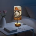 thumbnail image 6 of Touch-Control 3-Color Desk Lamp with Plug – Energy-Saving LED + 3 Simultaneous Charging Ports Orange Hat Owl, 6 of 8