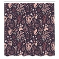 thumbnail image 3 of Ambesonne Floral Shower Curtain, Vintage Garden Print Classic, 69"Wx70"L, Eggplant Rose, 3 of 3