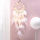 thumbnail image 1 of Laklulu Decoración Bohemia, Atrapasueños LED Niñas Atrapasueños Hechos A Mano Atrapasueños De Encaje Plumas Blanco, 1 of 3