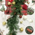 thumbnail image 2 of Christmas Decorations Indoor Outdoor, Christmas Norfolk Garland Single Fork Norfolk Natural Garland Artificial Garland For Christmas Table Fireplace Wall Home Decoration, on Sale Clearance!, 2 of 6