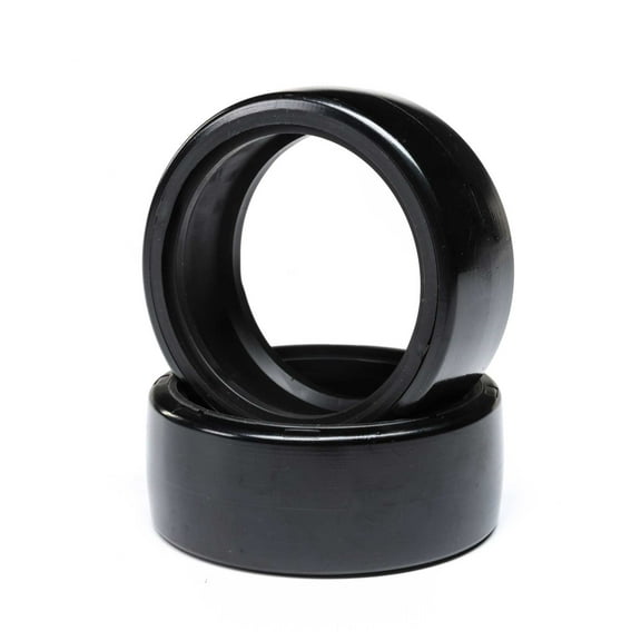 Losi Drift Tire & Mounting Ring 54x26mm 2 LOS43040 RC Tire