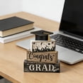 thumbnail image 3 of zhangmingg Graduation Layered Tray Wooden Sign for Wedding Home and Desktop Ornament Display Rack, 3 of 6