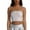 White, variant on ZZwxWA Womens Sequin Tube Top Stretchy Sleeveless Crop Tops Metallic Sparkly Tube Tops for Halloween Party Clubwear