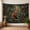 C, variant on XaaKee Tapestry Wall Hanging, Vintage Ochre Fox Lair, Forest Fauna Nature Artwork, High-Quality Polyester Large Tapestry, 60x40Inch