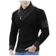 thumbnail image 1 of Gibobby Suéter cuello redondo hombre Sueter Ligero para Hombre, Cómodo Moderno Elegante, Poliéster(Negro,Extra Grande), 1 of 5