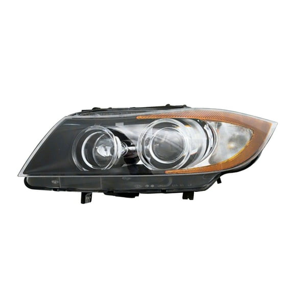 KAI New OEM Replacement Passenger Side Headlight Lens And Housing, Fits 2006-2008 BMW 3 Series Sedan
