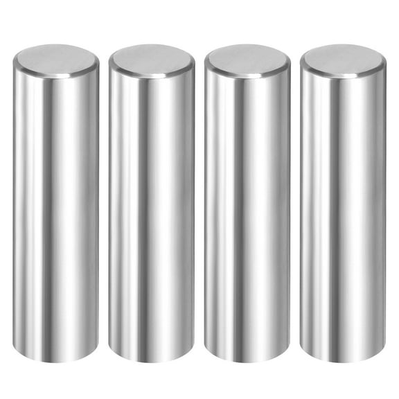 Uxcell 4 Pcs 12 mm x 45 mm Dowel Pins, 316L Stainless Steel Cylindrical Dowel Pins Shelf Support Peg Pin Rod Fasten Elements Metal Shelf Pegs Silver Tone