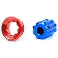 thumbnail image 1 of Soidarity Pernos de soporte inferior estable de riesgo, cubierta de manivelas de rueda de cadena, tapa de tazas de ciclismo, tornillo de fijación de Ciclismo Rojo Cubierta del cigüeñal/ Herramienta Soidarity  OD025979-03, 1 of 6