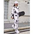 thumbnail image 5 of Arshiner Girls 2 Piece Casual Outfits Twist Front Long Sleeve Sweatshirt & Wide Leg Pants with Pockets Sweatsuit Set, 5 of 6