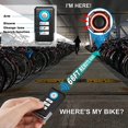 thumbnail image 5 of Alarma de luz trasera de bicicleta inteligente Luz de freno de bicicleta Encendido/apagado automático USB C Alarma de bicicleta antirrobo recargable con control remoto Alarma de bicicleta a, 5 of 5