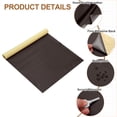thumbnail image 3 of Parche de reparación de cuero Uxcell 14"x54" kit de cinta de reparación autoadhesiva para cuero y vinilo para muebles, sofás, sillas, asientos de coches, barcos, chaquetas, café oscuro, 3 of 7