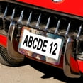 thumbnail image 5 of 2 Pieces Astronaut in Outer Space License Plate Frames Star Spaceship Glaxy Customized Decor Car Tag Aluminum 2 Round Holes for Us Standard Vehicles, 5 of 6