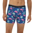 thumbnail image 6 of Sigee Plants And Flamingos for Men's Boxer Briefs,Moisture Wicking and Breathable Small, 6 of 9