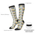 thumbnail image 4 of Fotbe Sea Turtle Calcetas Divertidas Estampadas para Hombre y Mujer, Calcetas de Algodón hasta la Rodilla para Caminar, Correr, Enfermería y Embarazo, 4 of 6