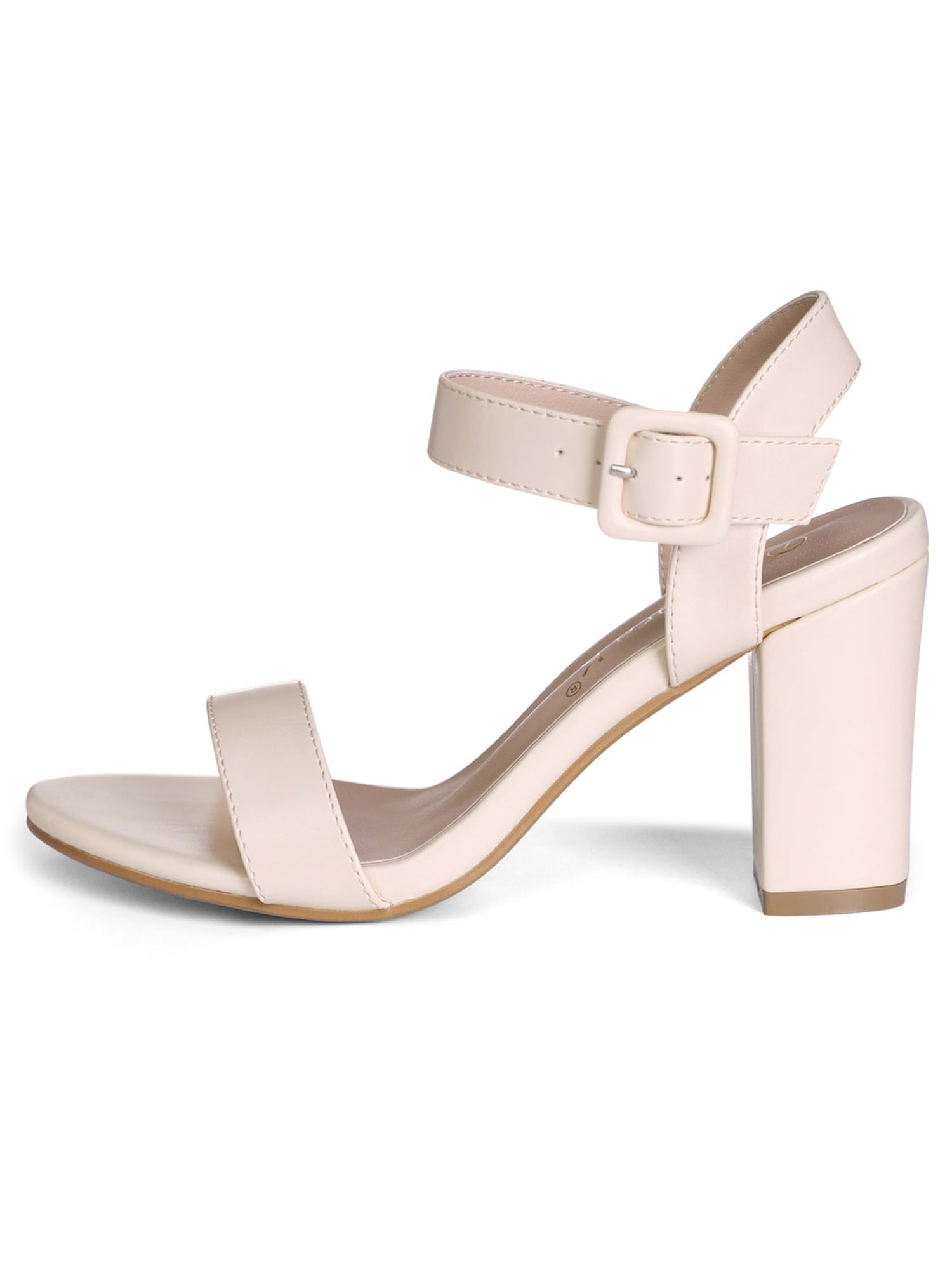 ankle strap chunky heel low platform sandals