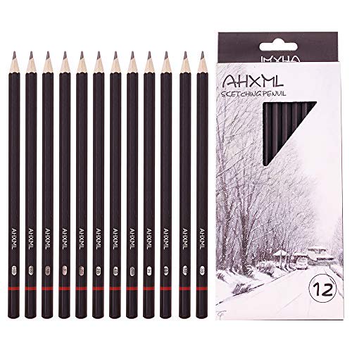 Professional Drawing Sketch Pencils Set 12 Pieces Drawing Pencils 8B 