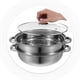 thumbnail image 5 of Olla de vapor de acero inoxidable de 2 niveles, olla para cocinar al vapor, juego de utensilios de cocina, olla de vapor con tapa, utensilios de cocina para parrilla, estufa, herramienta de cocina, 5 of 7
