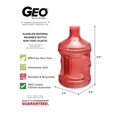 thumbnail image 5 of Geo sports bottles 128 oz Red Plastic Water Bottle, 5 of 7