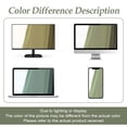 thumbnail image 4 of DriftAway Green Linen Curtains 96 Inches Long for Living Room Thick Semi Sheer 2 Panels Farmhouse 3 Inch Rod Pocket Back Tab Boho Rustic Light Filtering Window Drapes for Bedroom Privacy Assured, 4 of 8