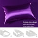 thumbnail image 3 of Paquete de 2 Fundas de Almohada de Satén para Cabello y Piel, Funda de Almohada de Satén de Seda con Cierre de Hotel, Funda de Almohada Fundas de Almohada Suaves y Transpirables 48 x 74 cm, 3 of 6