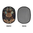 thumbnail image 2 of Pofeuu Tree Meditating Golden Retriever Print Silicone Pot Mat Mitten With Hanging Loop Heat Resistant Oven Mitts Non-Slip Bbq Baking Smoking Potholders, 2 of 7