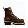 thumbnail image 2 of Hawx Men's Lineman Lace-Up Waterproof Work Boot Composite Toe Brown 9.5 D(M) US, 2 of 7