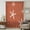 Brick, Rust, Cinnamon, variant on Vintage Chartreuse Starfish Sheer Curtains 45 Inches Long, Summer Coastal Beach Marine Light Filering Curtains, Breathable Simi Curtain Privacy Drapes for Kitchen Bathroom Window Treatment