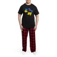 thumbnail image 5 of CafePress - Ukraine No War Pajamas - Men's Dark Loose Fit Cotton Pajama Set, 5 of 7