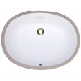 thumbnail image 1 of Polaris UPL-W White Porcelain Undermount Bathroom Sink, 1 of 1