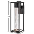 thumbnail image 2 of Hinkley Lighting - Coen - 6.5W 1 LED Outdoor Large Wall Lantern In Modern, 2 of 13