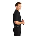 thumbnail image 4 of Zfeel Men High Performance Pure Dry Fit Poly Polos, Comfortable Short Sleeve Shirt, Black, S, 4 of 5