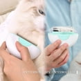 thumbnail image 3 of Cat Brush Set, Cat Brush for Shedding and Grooming, Pet Massage Comb (Green), 3 of 6